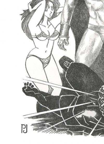 Pierre JACOB - Minotaure-Manga-C, 2021 - Lithographie signée au crayon 2
