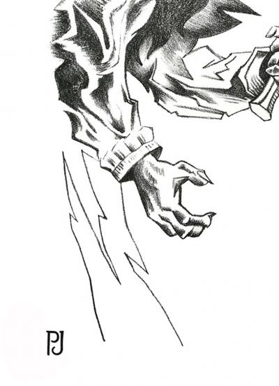 Pierre JACOB - Minotaure-Manga-D, 2021 - Lithographie signée au crayon 2