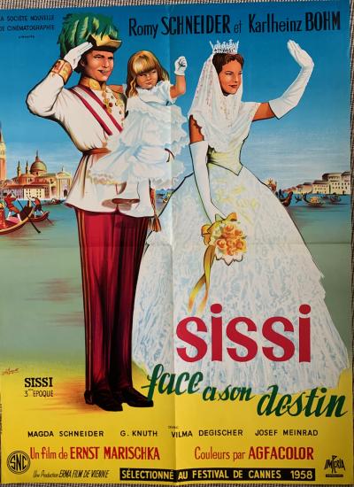 Sisi face à son destin de Ernst Marischka, 1957 - Affiche de cinéma