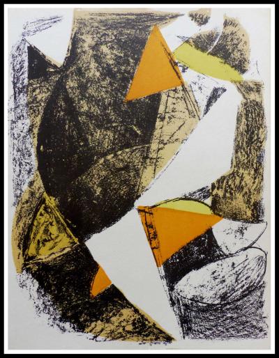 Marino MARINI- Cheval et cavalier , 1963 - lithographie originale 2