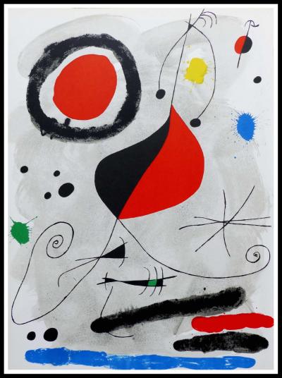 Joan MIRO - Composition abstraite, 1964 - Lithographie originale