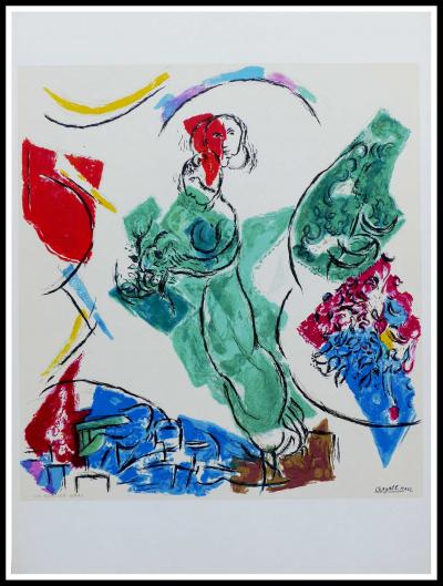 Marc CHAGALL - Mosaikmodell, 1964 - Originallithographie 2