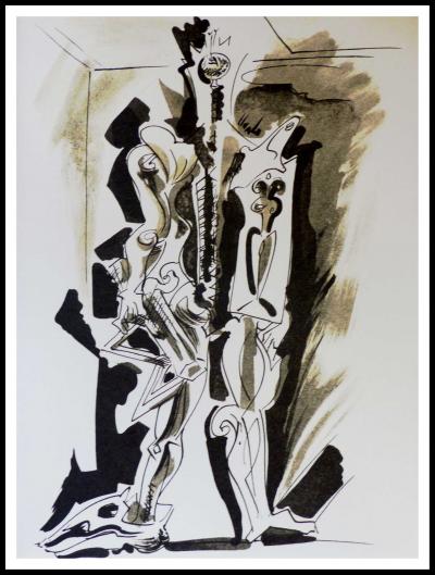 André MASSON - Hommage à Dorothea TANNING , 1977 - Lithographie originale 2