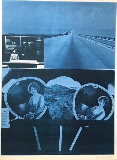 Jacques MONORY - USA Road, 1976 - Sérigraphie signée au crayon 2