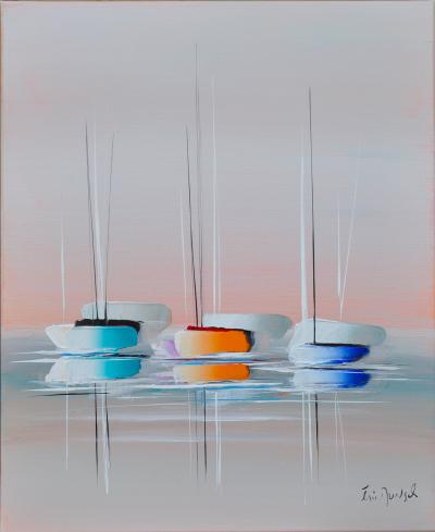 Eric MUNSCH - Une touche de modernité, 2021 - Huile sur toile signée 2