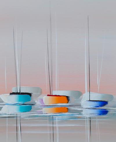 Eric MUNSCH - Une touche de modernité, 2021 - Huile sur toile signée 2