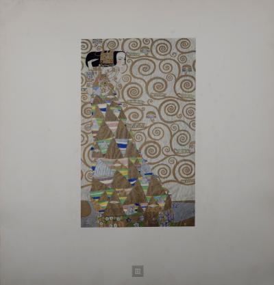 Gustav KLIMT (d'après) - Eine Nachlese Folio - Attente, 1931 - Phototypie 2