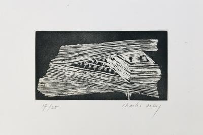 Charles MARCQ - Le livre des livres, 1972 - Aquatinte originale signée au crayon 2