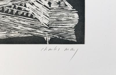 Charles MARCQ - Le livre des livres, 1972 - Aquatinte originale signée au crayon 2