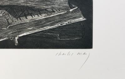 Charles MARCQ - Le livre des livres, 1972 - Aquatinte originale signée 2