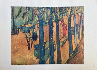 Vincent VAN GOGH (d’après)  -Les Alyscamps d’automne, c.1950 - Lithographie 2