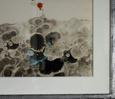 Jean PIAUBERT - Sans titre, 1975 - Technique mixte sur papier 2
