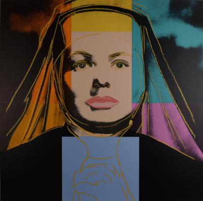 Andy WARHOL - Ingrid Bergman : The Nun, 1983 - Silkscreen 2