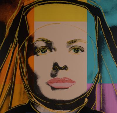 Andy WARHOL - Ingrid Bergman : The Nun, 1983 - Silkscreen 2