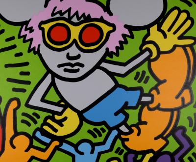 Keith HARING - Andy Mouse, 1986 - Sérigraphie en couleurs 2