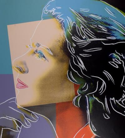 Andy WARHOL - Ingrid Bergman : Elle-même, 1983 - Sérigraphie 2