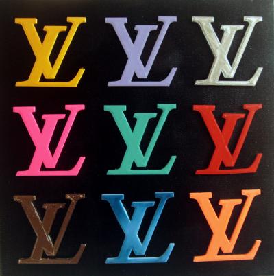 PyB - Louis Vuitton colors, 2021 - Technique mixte sur toile 2