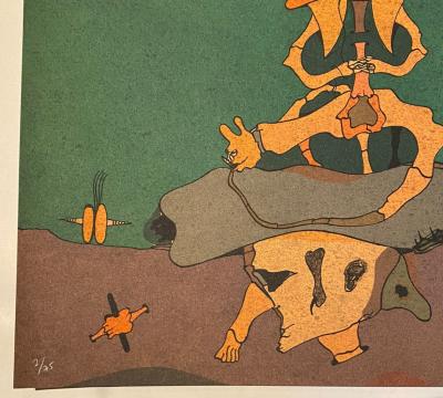 Jorge CAMACHO - Cenizas, 1974 - Lithographie signée au crayon 2