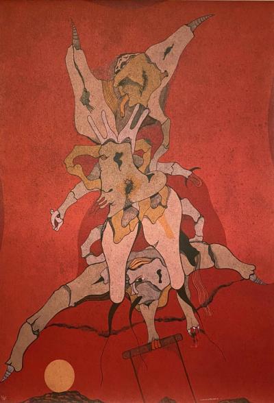 Jorge CAMACHO - Cenizas, 1974 - Lithographie signée au crayon 2