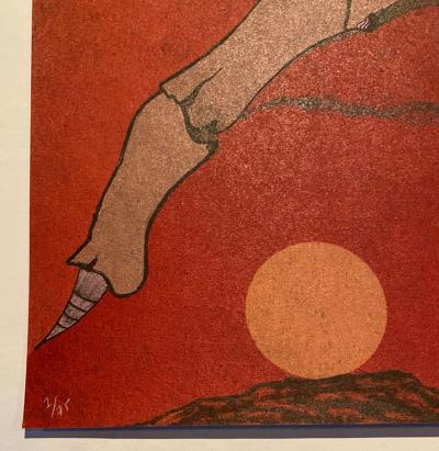 Jorge CAMACHO - Cenizas, 1974 - Lithographie signée au crayon 2