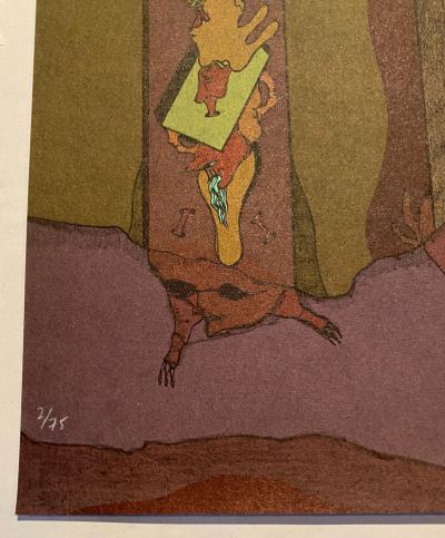 Jorge CAMACHO - Cenizas, 1974 - Lithographie signée au crayon 2
