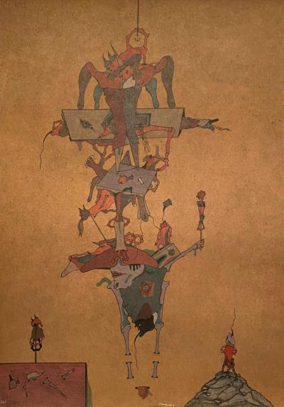 Jorge CAMACHO - Cenizas, 1974 - Lithographie signée au crayon 2