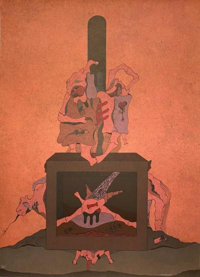 Jorge CAMACHO - Cenizas, 1974 - Lithographie signée au crayon 2