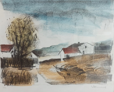 Maurice de Vlaminck  - Arbre vert (1924)  - Lithographie originale signée au crayon 2