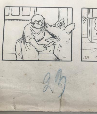 Benjamin RABIER - Esprit d’imitation - Planche originale 2
