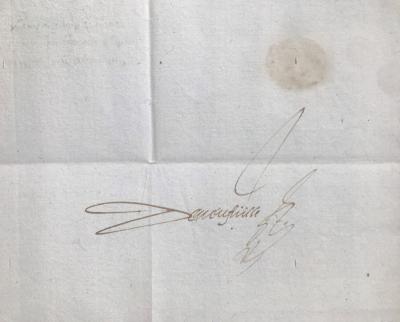 Henri IV - Lettre signée de 1593 2
