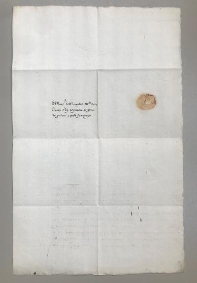 Henri IV - Lettre signée de 1593 2