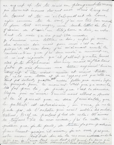 Edith PIAF - à Yves Montand - Lettre autographe signée 2