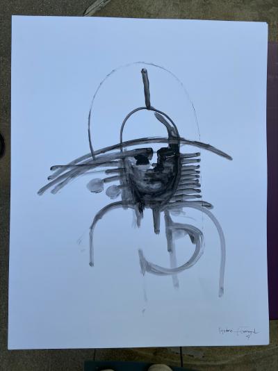 André FERRAND - Portrait 2, c.2007 - Dessin 2