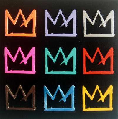 PyB - Basquiat colors, 2021 - Technique mixte sur toile 2