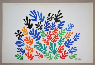 Henri MATISSE (d’après) - La gerbe, 1958 - Lithographie monogrammée 2