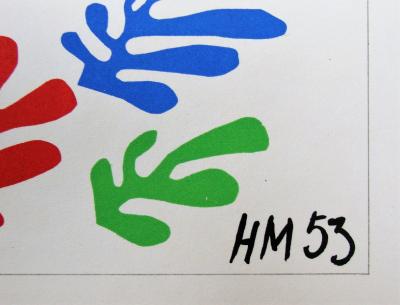 Henri MATISSE (d’après) - La gerbe, 1958 - Lithographie monogrammée 2