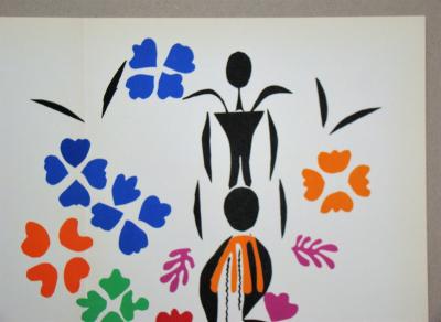 nach Henri MATISSE - La négresse, 1958 - Farblithografie signiert und datiert 2