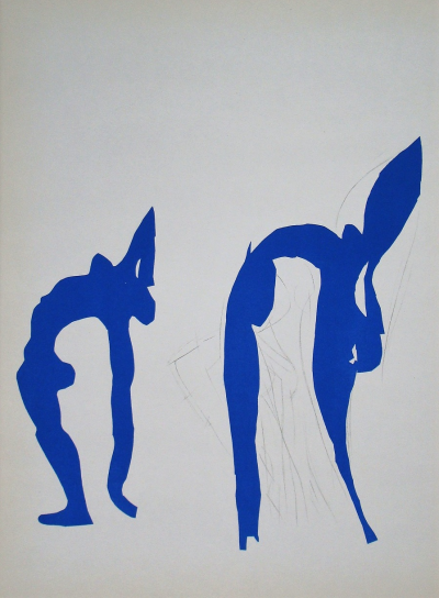 Henri MATISSE (d’après) - Les acrobates, 1958 - Lithographie en couleurs 2