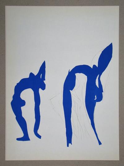 Henri MATISSE (d’après) - Les acrobates, 1958 - Lithographie en couleurs 2
