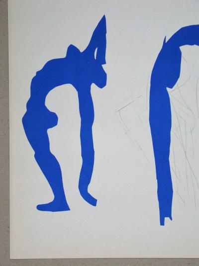 Henri MATISSE (d’après) - Les acrobates, 1958 - Lithographie en couleurs 2