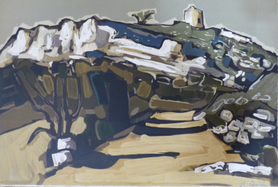 Jean Claude QUILICI - Montagne II, 1980 - Lithographie originale signée 2