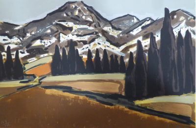 Jean- Claude QUILICI - Montagne I, c.1980 - Lithographie originale signée 2