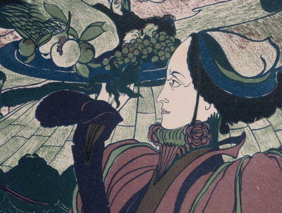 Georges DE FEURE - Salomé, 1899 Lithographie originale en couleurs 2