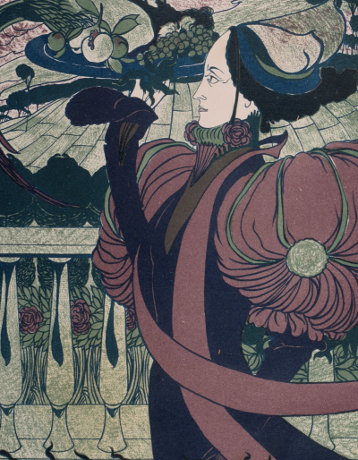 Georges DE FEURE - Salomé, 1899 Lithographie originale en couleurs 2