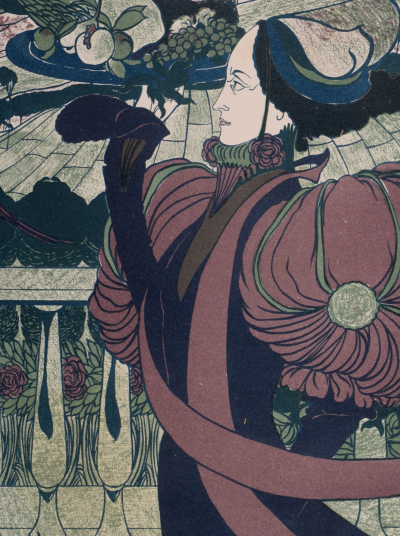 Georges DE FEURE - Salomé, 1899 Lithographie originale en couleurs 2