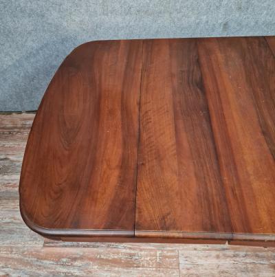 Table à allonges en acajou, première moitié du XXe siècle 2