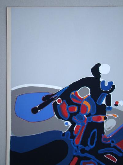 FOUCAULT - Composition, 1978 - Sérigraphie originale, signée, datée et numérotée 2