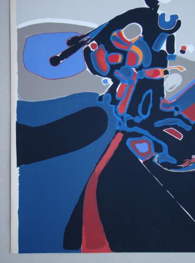 FOUCAULT - Composition, 1978 - Sérigraphie originale, signée, datée et numérotée 2