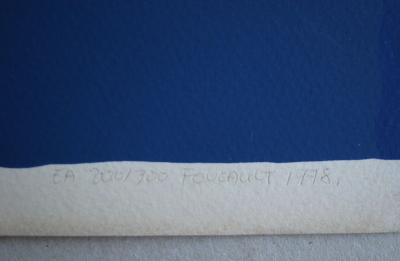 FOUCAULT - Composition, 1978 - Sérigraphie originale, signée, datée et numérotée 2