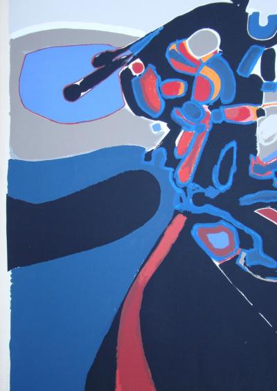 FOUCAULT - Composition, 1978 - Sérigraphie originale, signée, datée et numérotée 2